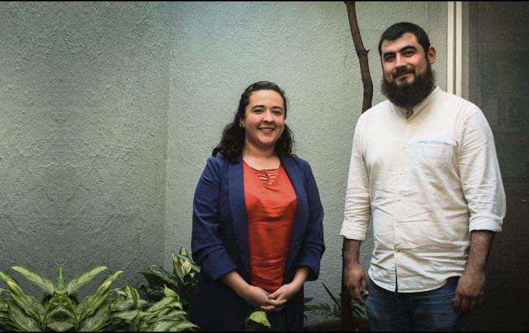 Tania Gálvez y Jaime Johnston. Promueven el Festival Arte y Memoria. EL INFORMADOR • E. Barrera