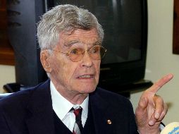 Mario Bunge escribió el clásico libro titulado “La ciencia, su método y su filosofía”; recientemente en septiembre pasado cumplió la edad de cien años. EFE /J. Moreno