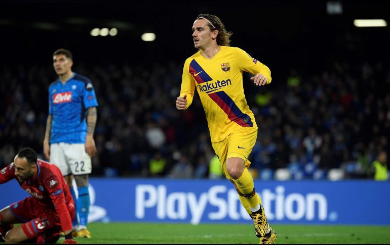 Griezmann equilibró el marcador y dio tranquilidad a su equipo de cara al partido de vuelta, en el Camp Nou. AFP / F. Monteforte