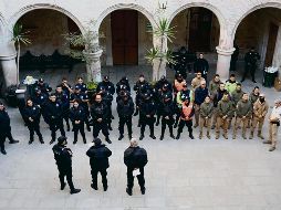 El alcalde  insistió en que la corporación solo está compuesta por 140 elementos y desconoce por qué desde un inicio se refirieron 160. EFE / ARCHIVO