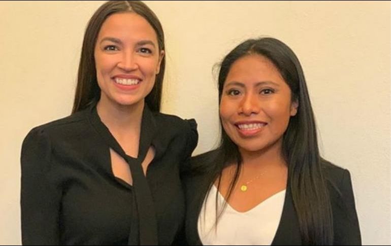 Yalitza y Alexandria comparten la defensa de los derechos de trabajadores del hogar. INSTAGRAM / yalitzaapariciomtz