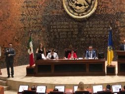 Hernández Barrón presentó su informe de actividades 2019 ante el pleno del Poder Legislativo. EL INFORMADOR / R. Rivas