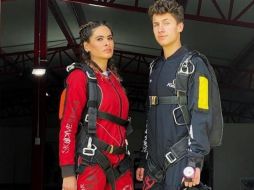 Galilea Montijo se desmaya al saltar en paracaídas