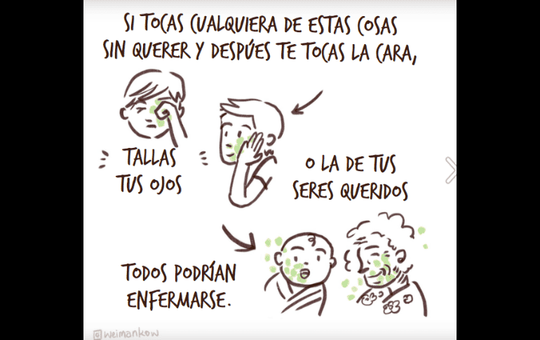 Crean cómic para difundir recomendaciones contra el coronavirus