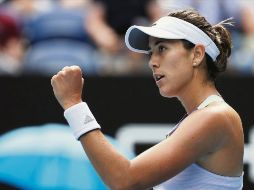 Sigue adelante. Muguruza venció a la ucraniana Dayana Yastremska. AP