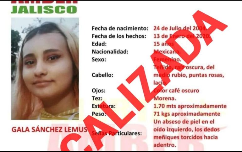 La menor se ausentó de manera voluntaria de su hogar derivado de situaciones personales con su familia. ESPECIAL