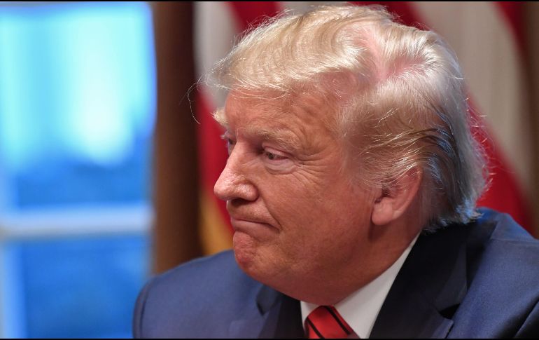 Trump consideraba usar parte del presupuesto del Pentágono para la construcción de un muro en la frontera con México. AFP / N. Kamm