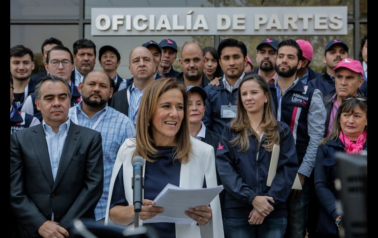 Margarita Zavala refirió que hasta el momento no tienen claro qué papel tendrán ella o Felipe Calderón en México Libre. NTX/E. López