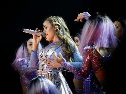 Danna Paola Rivera, ayer ante más de dos mil 300 personas en el Teatro Diana. EL INFORMADOR/F. Atilano