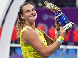 Sabalenka sorprendió a Kvitova, que se presentaba como favorita tras haber superado en semifinales a la número uno mundial, la australiana Ashleigh Barty. EFE / N. Thekkayil