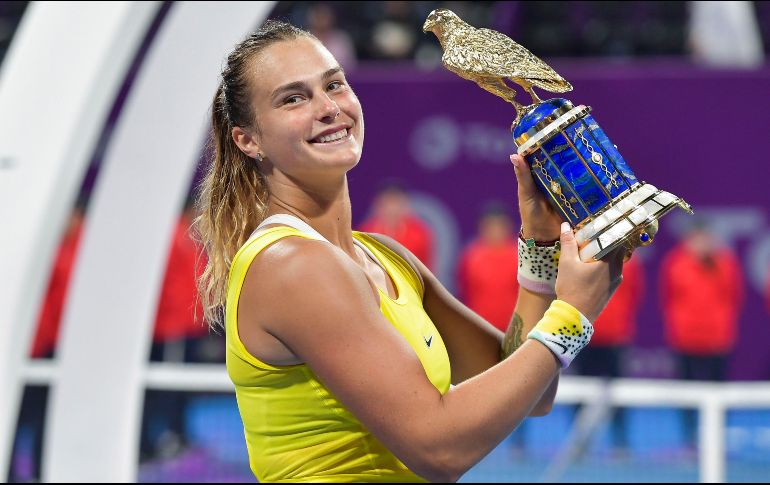 Sabalenka sorprendió a Kvitova, que se presentaba como favorita tras haber superado en semifinales a la número uno mundial, la australiana Ashleigh Barty. EFE / N. Thekkayil