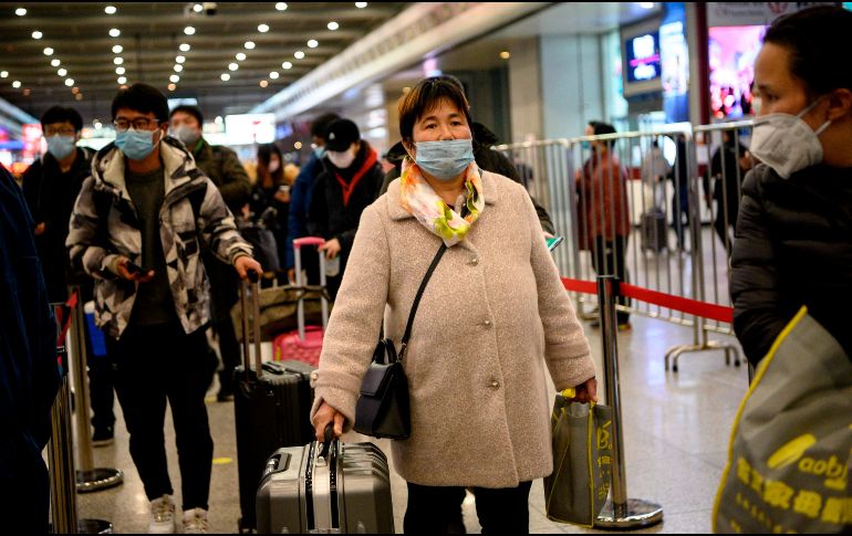 Aunque otros 53 países cuentan con casos diagnosticados de Covid-19, China acapara el 93 % de los infectados. AFP/N. Celis