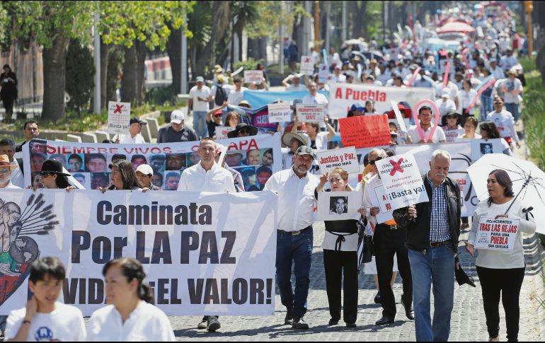 Marcha. Los activistas apoyaron al movimiento de jóvenes. EFE
