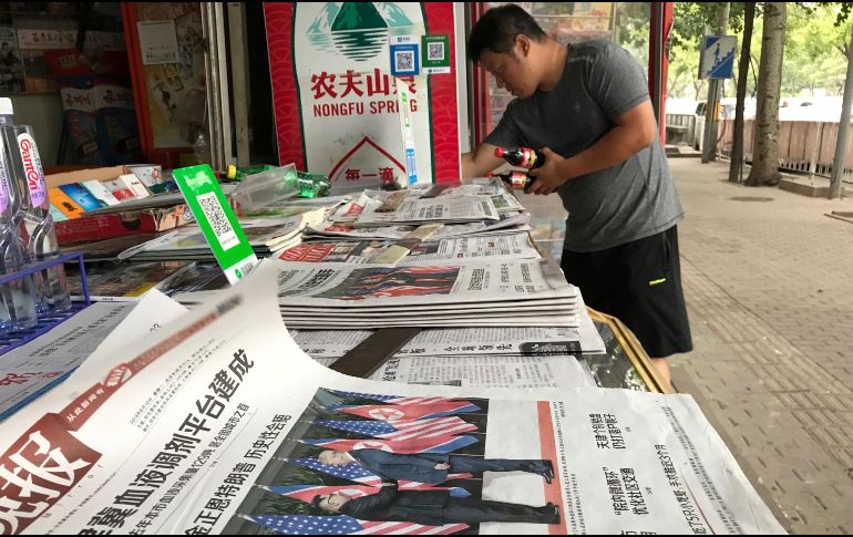 Resultarán afectados la agencia Xinhua, la Cadena de Televisión Global de China (CGTN), la Radio Internacional de China, los distribuidores del periódico El Diario del Pueblo, y el China Daily. AP/ARCHIVO