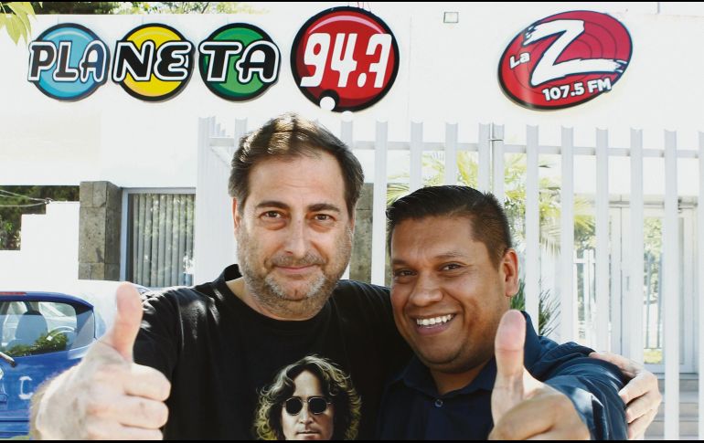 Alianza. Paulo Ibarra  (director de Planeta) y Marco Murillo (director de La Z). EL INFORMADOR• A. Camacho