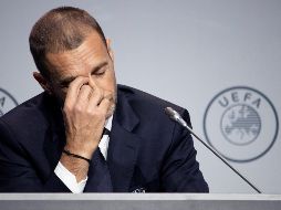 ''Tenemos preocupaciones de seguridad, de inestabilidad política, y una de nuestras preocupaciones es también el virus'', expresó Ceferin. EFE / D. Morales Urbaneja