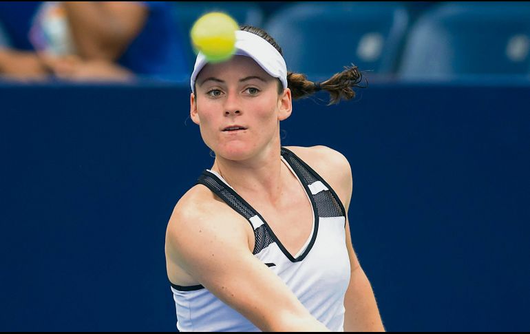 Tamara Zidansek. La eslovena se encargó de eliminar a la bielorrusa Victoria Azarenka. EFE