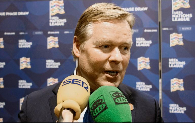 Presente. Koeman asistió al Congreso de la UEFA. EFE