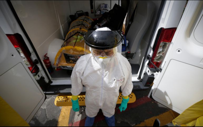 Jalisco es la primera entidad en el país que cuenta con una ambulancia del tipo NBQ (Nuclear-Biológico-Químico). EL INFORMADOR / F. Atilano