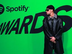 Bad Bunny. El artista se coronó en la primera edición de los Spotify Awards. NTX/F. Estrada