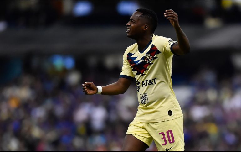 El ecuatoriano lleva dos meses lesionado, por lo cual no está activo en el primer equipo de las Águilas. IMAGO7