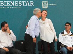 Los asistentes aplaudieron el cariñoso gesto del Presidente. NTX/J. Lira