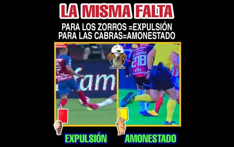 Los memes del Clásico Tapatío: tunden al Atlas y al árbitro Rojas