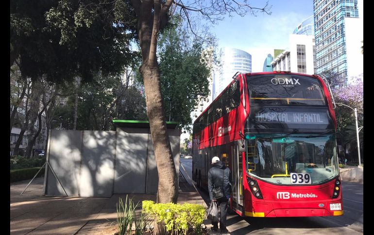 Una estación de Metrobús. SUN/D. Sánchez