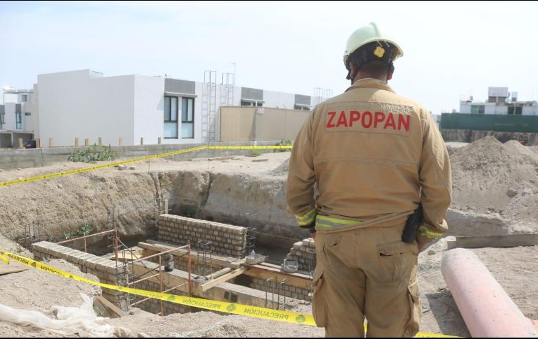 El hecho sucedió alrededor de las 10:00 horas, en la colonia El Fortín, en el cruce de H. Colegio Militar y Paseo de la Loma. ESPECIAL / Protección Civil de Zapopan