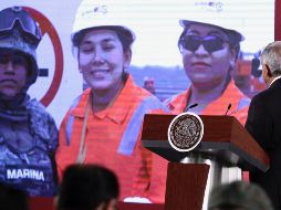 Se calcula que el 50% de los representantes de los medios de comunicación que cubren las actividades del titular del Ejecutivo federal son mujeres. NTX / A. Guzmán