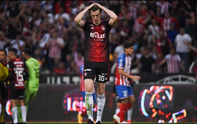 CARAS LARGAS. Los rostros de los jugadores del Atlas cada partido siguen siendo los mismos, pues no ganan desde hace cinco jornadas. IMAGO7