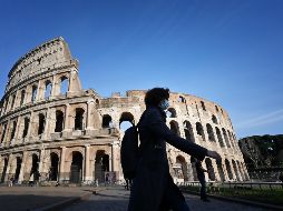 El Coliseo en Roma permanece cerrado como parte de las medidas  restrictivas en toda Italia que buscan contener el avance del coronavirus. AFP/A. Pizzoli