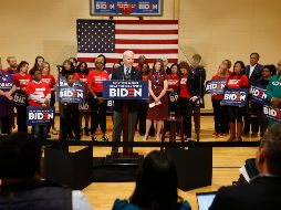 Biden llega como favorito en los sondeos después de que se hiciera con el triunfo en diez de los catorce estados del pasado supermartes. AP/P. Vernon