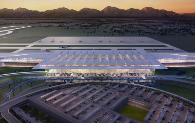 Imágen del proyexto de ampliación y modernización del Aeropuerto de Guadalajara. ESPECIAL
