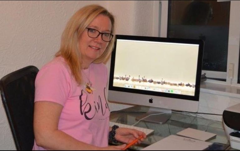 Louise Halford decidió autoaislarse. Louise Halford