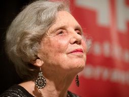 Elena Poniatowska ofreció una conferencia en “La vanguardia es femenina: #SinNosotrasNada” la tarde de este martes. AP / ARCHIVO