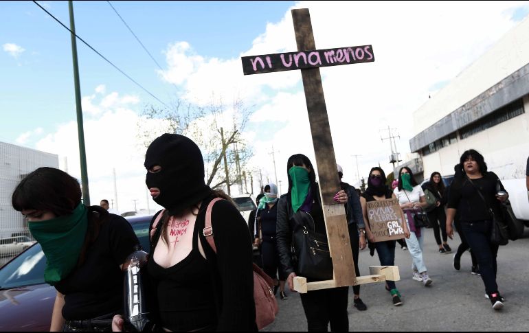 La responsable de la política interior del país señala que las movilizaciones contra la violencia de género, ya son históricos para México. SUN / ARCHIVO