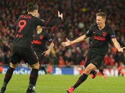 Llorente y Morata fueron los anotadores para el Atlético de Madrid. EFE / P. Powell