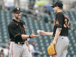 Pretemporada. Los Gigantes se preparan para el arranque de la campaña. AP