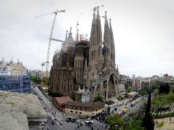 La reapertura de la Basílica de la Sagrada Familia no tiene una fecha fija. AFP / ARCHIVO