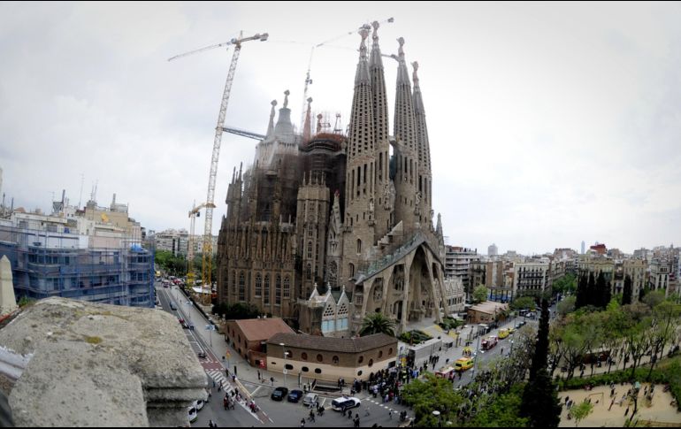 La reapertura de la Basílica de la Sagrada Familia no tiene una fecha fija. AFP / ARCHIVO