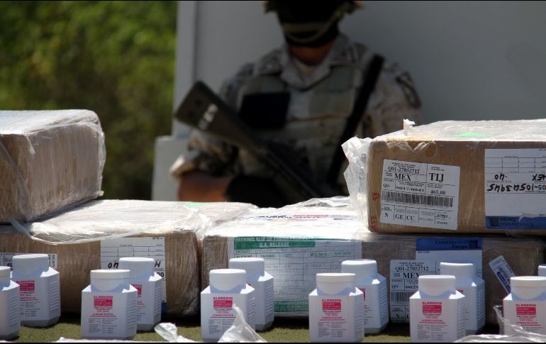 La sustancia incautada es puesta a disposición de las autoridades correspondientes. NTX / ARCHIVO