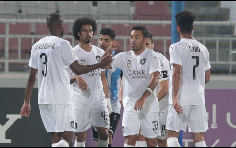 Fabián de la Mora adelantó al cuadro que dirige el técnico español Xavi Hernández al minuto 43, cuando se encontró un rebote en el punto y disparó ante la aglomeración de defensas en la línea de la portería. TWITTER / @ALsaddSC