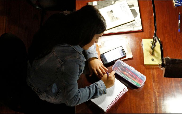 Los estudiantes deberán permanecer participando en las actividades del ciclo escolar de manera virtual. EL INFORMADOR / ARCHIVO