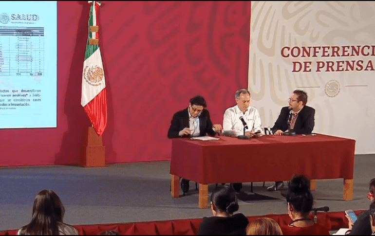 La cifra representa un incremento de 12 casos en comparación con los que se tenían hasta el sábado. TWITTER / @SSalud_mx