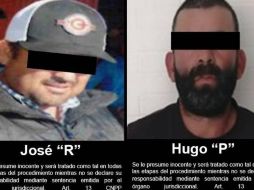 Los imputados fueron detenidos el pasado 7 de marzo. TWITTER / @FGRMexico