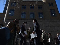 Periodistas afuera del Tribunal de Distrito de Yokohama. El crimen es la mayor matanza cometida en Japón desde el fin de la Segunda Guerra Mundial, y puedo haberse evitado. AFP/P. Fong