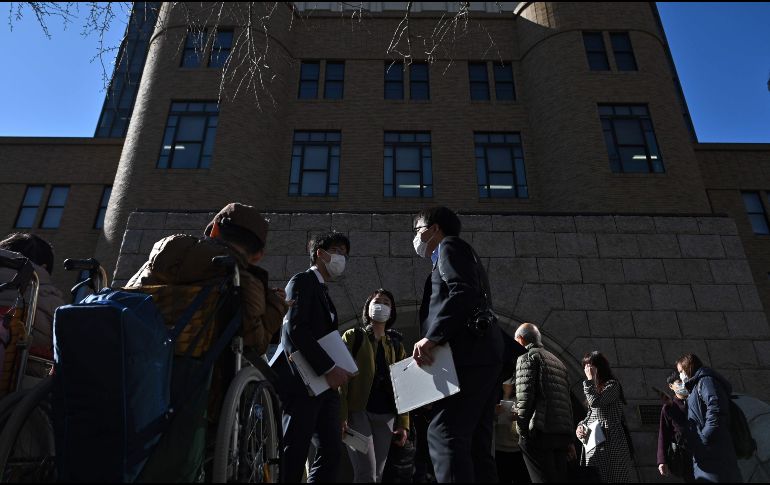 Periodistas afuera del Tribunal de Distrito de Yokohama. El crimen es la mayor matanza cometida en Japón desde el fin de la Segunda Guerra Mundial, y puedo haberse evitado. AFP/P. Fong