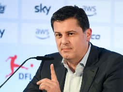 Christian Seifert. El futbol alemán regresaría en abril. AFP