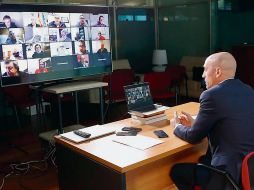 CARTAS EN EL ASUNTO. Luis Rubiales habló con las federaciones territoriales para definir futuro de LaLiga. EFE